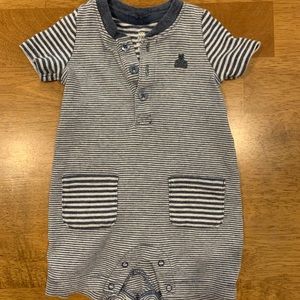 Baby boy short sleeve romper